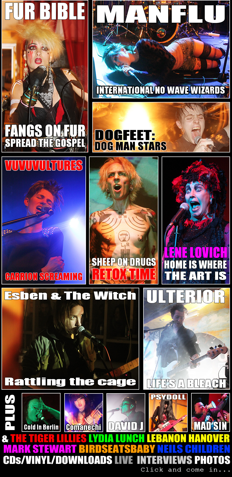 Nemesis To Go issue 13 - Font Page