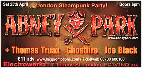 Steampunk flyer