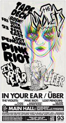 The Violets flyer