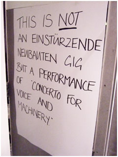 Concerto for Voice And Machinery