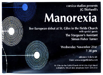 Manorexia Flyer