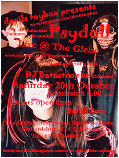 Psydoll gig flyer