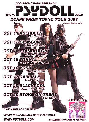 Psydoll tour flyer