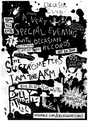 Decasian Records  flyer