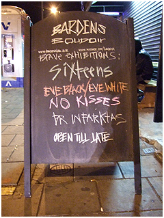 Sixteens sign