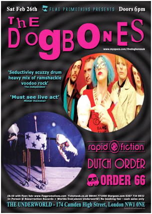 The Dogbones flyer